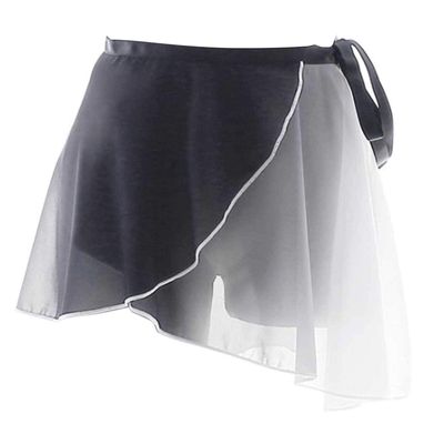 TSSOE Adult Chiffon Ballet Wrap Over Scarf Dance Skirt for Girls Women Gradient Color C One Size