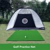 Golf Practice Net Golf Practice Mat Chipping Putting Mat Driving Net Golf Net Training Net Indoor/Outdoor Goal Net Perfect Your Indoor Put Training view 3
