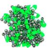 50pcs Fishing Glow Alarm Dual Alert Bells Rings with Holes for Installing Installing Fishing LED Lights and Night Glow Sticks. can be Used for Night Fishing view 1