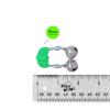 50pcs Fishing Glow Alarm Dual Alert Bells Rings with Holes for Installing Installing Fishing LED Lights and Night Glow Sticks. can be Used for Night Fishing view 2