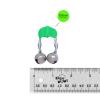 50pcs Fishing Glow Alarm Dual Alert Bells Rings with Holes for Installing Installing Fishing LED Lights and Night Glow Sticks. can be Used for Night Fishing view 3