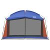 CAMPROS CP Screen House 12 x 10 Ft Screened Mesh Net Wall Canopy Tent Screen Shelter Gazebos for Patios Outdoor Camping Activities - Blue view 1