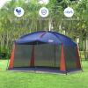 CAMPROS CP Screen House 12 x 10 Ft Screened Mesh Net Wall Canopy Tent Screen Shelter Gazebos for Patios Outdoor Camping Activities - Blue view 4