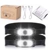 LED Rechargeable Headlight-Micro USB Charging Headlight Headlamps for Running, Camping and Outdoor(Light * 2) view 1