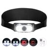 LED Rechargeable Headlight-Micro USB Charging Headlight Headlamps for Running, Camping and Outdoor(Light * 2) view 2