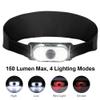 LED Rechargeable Headlight-Micro USB Charging Headlight Headlamps for Running, Camping and Outdoor(Light * 2) view 4