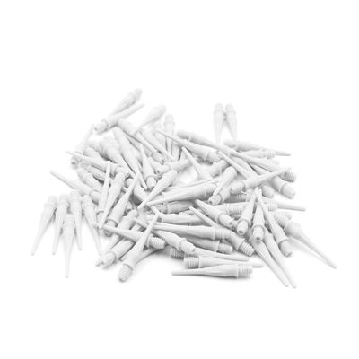 CUESOUL Touch-Point Soft Tips Dart Point 2BA Standard Screw Thread,Soft Tip Point White Durable Use