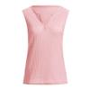 XUETON Womens Summer Sleeveless Vest Tops Fashion Sexy V Neck Knitted Tanks Tops Blouse Pink view 3