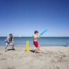 Cricket Bat Kids Plastic Cricket Bat and Ball Set Beach Cricket Stand Hand and Eye Coordination Cultivation Sports Game for Kids Children view 4