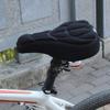 BARMI 3D Compatible with MTB Road Mountain Bike Bicycle Breathable Soft Saddle Cushion Cover Seat Pad,Perfect Bike Accessories Black view 3