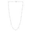 AeraVida 1mm Satellite Beaded Sterling Silver Cable Chain Necklace in 18 or 20 Inches | Minimalist Polished Stackable Necklace for Women | Everyday Sterling Silver Jewelry for Layering or Pendants (18 inches) view 2