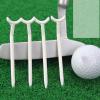 Golf Tees Set,10 Pcs 90mm Curved Golf Tees Lightweight Plastic Golfing Tees for Training Practicing view 2