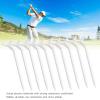 Golf Tees Set,10 Pcs 90mm Curved Golf Tees Lightweight Plastic Golfing Tees for Training Practicing view 3