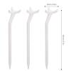 Golf Tees Set,10 Pcs 90mm Curved Golf Tees Lightweight Plastic Golfing Tees for Training Practicing view 4