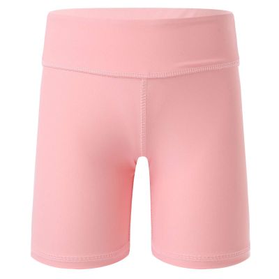 Kaerm Kids Girls Classic Ballet Dance Gymnastics Sport Shorts Active Bottoms Solid Color Exerise Training Tights Pink 4