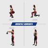 F2C 3-Piece Kettlebell Set with Storage Rack 5lb, 10lb, 15lb Weights HDPE Coated Concrete Kettlebells Core Training for Home Gym Exercise Fitness view 4