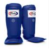 Fairtex SP3 Muay Thai Shin Guards for Men, Women, Kids | MMA Training, Kickboxing | Premium, Lightweight & Durable |Avoid shin splints During Training, Sparring - Small, Blue view 4