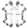 ZSHJGJR Archery Compound Bow and Arrow Set Beginners Youth Compound Bow Kit 15-45lbs Draw Weight 18"-29" Draw Length Adjustable for Hunting Target Practice Right Hand (Only Bow camo) view 1