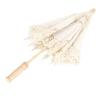 Lace Umbrella Parasol Vintage Wedding Bridal Umbrella for Photo Costume Party Supplies, 26 x 30cm/10.2 x 11.8in(S Beige) view 4