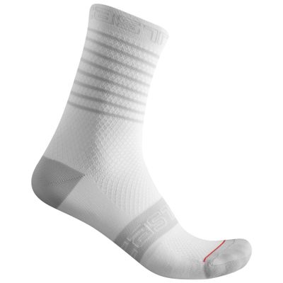CASTELLI Superleggera 12 Sock - Women's White, L/Xl