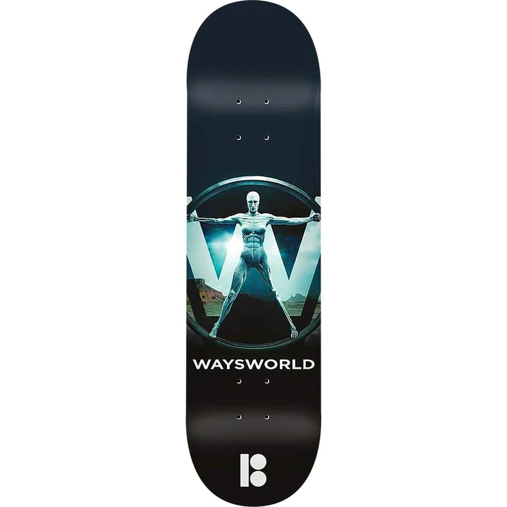 Universo Brands Plan B Way Waysworld Deck - 8.25" - Assembled AS Complete Skateboard