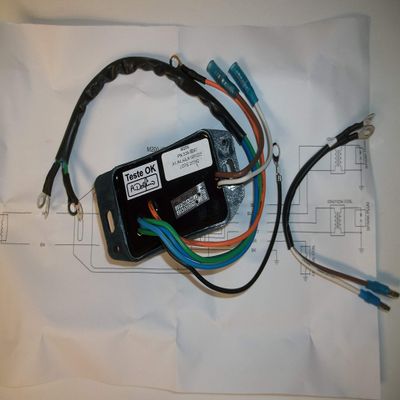 Arieltek Outboard Switch Box CDI Power Pack Ignition Unit for Mercury Marine Two Cylinder Outboards 4 to 20 HP 1974-1986
