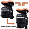 BV Large Bike Saddle Bag and Bike Light Set view 2