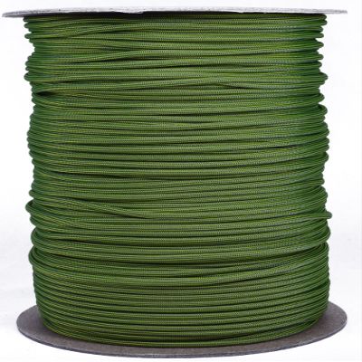 BORED? PARACORD! 350+ Colors Paracord - 1, 10, 25, 50, 100, 250, 1000 Foot Feet Options - Hanks Spools of Type III, 4mm Diameter, 7 Strand Parachute Cord - Boom Diggity 1000 Feet