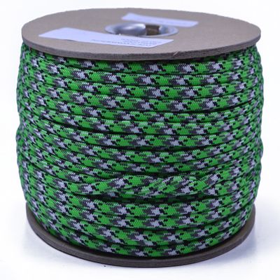 BORED? PARACORD! 350+ Colors Paracord - 1, 10, 25, 50, 100, 250, 1000 Foot Feet Options - Hanks Spools of Type III, 4mm Diameter, 7 Strand Parachute Cord - Biosludge 250 Feet