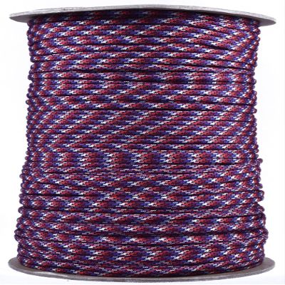 BORED? PARACORD! 350+ Colors Paracord - 1, 10, 25, 50, 100, 250, 1000 Foot Feet Options - Hanks Spools of Type III, 4mm Diameter, 7 Strand Parachute Cord - Apocalypse 1000 Feet