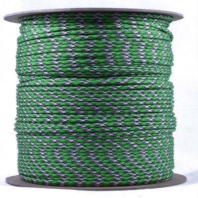 BORED? PARACORD! 350+ Colors Paracord - 1, 10, 25, 50, 100, 250, 1000 Foot Feet Options - Hanks Spools of Type III, 4mm Diameter, 7 Strand Parachute Cord - Biosludge 1000 Feet