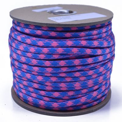 BORED? PARACORD! 350+ Colors Paracord - 1, 10, 25, 50, 100, 250, 1000 Foot Feet Options - Hanks Spools of Type III, 4mm Diameter, 7 Strand Parachute Cord - Baby Shower 250 Feet