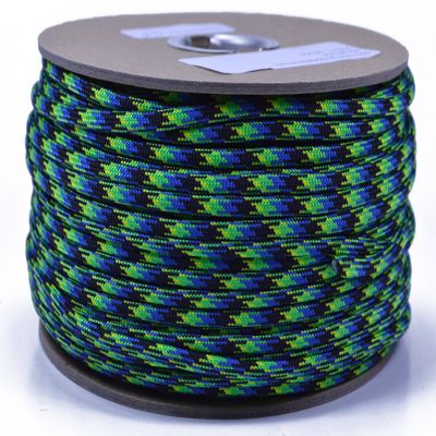 BORED? PARACORD! 350+ Colors Paracord - 1, 10, 25, 50, 100, 250, 1000 Foot Feet Options - Hanks Spools of Type III, 4mm Diameter, 7 Strand Parachute Cord - Aquatica 250 Feet
