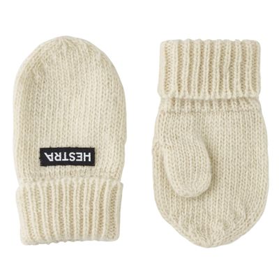 Hestra Pancho Baby Mitten - Offwhite - 3