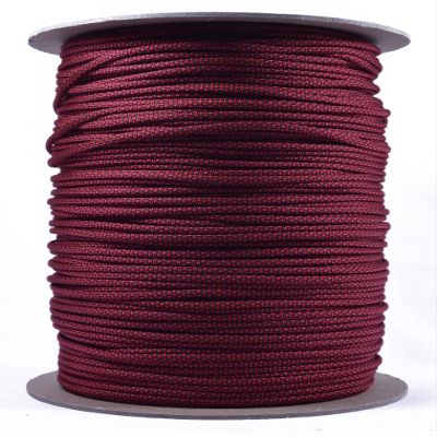 BORED? PARACORD! 350+ Colors Paracord - 1, 10, 25, 50, 100, 250, 1000 Foot Feet Options - Hanks Spools of Type III, 4mm Diameter, 7 Strand Parachute Cord - Blood Diamonds 1000 Feet