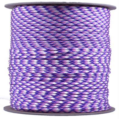 BORED? PARACORD! 350+ Colors Paracord - 1, 10, 25, 50, 100, 250, 1000 Foot Feet Options - Hanks Spools of Type III, 4mm Diameter, 7 Strand Parachute Cord - Aloha 1000 Feet