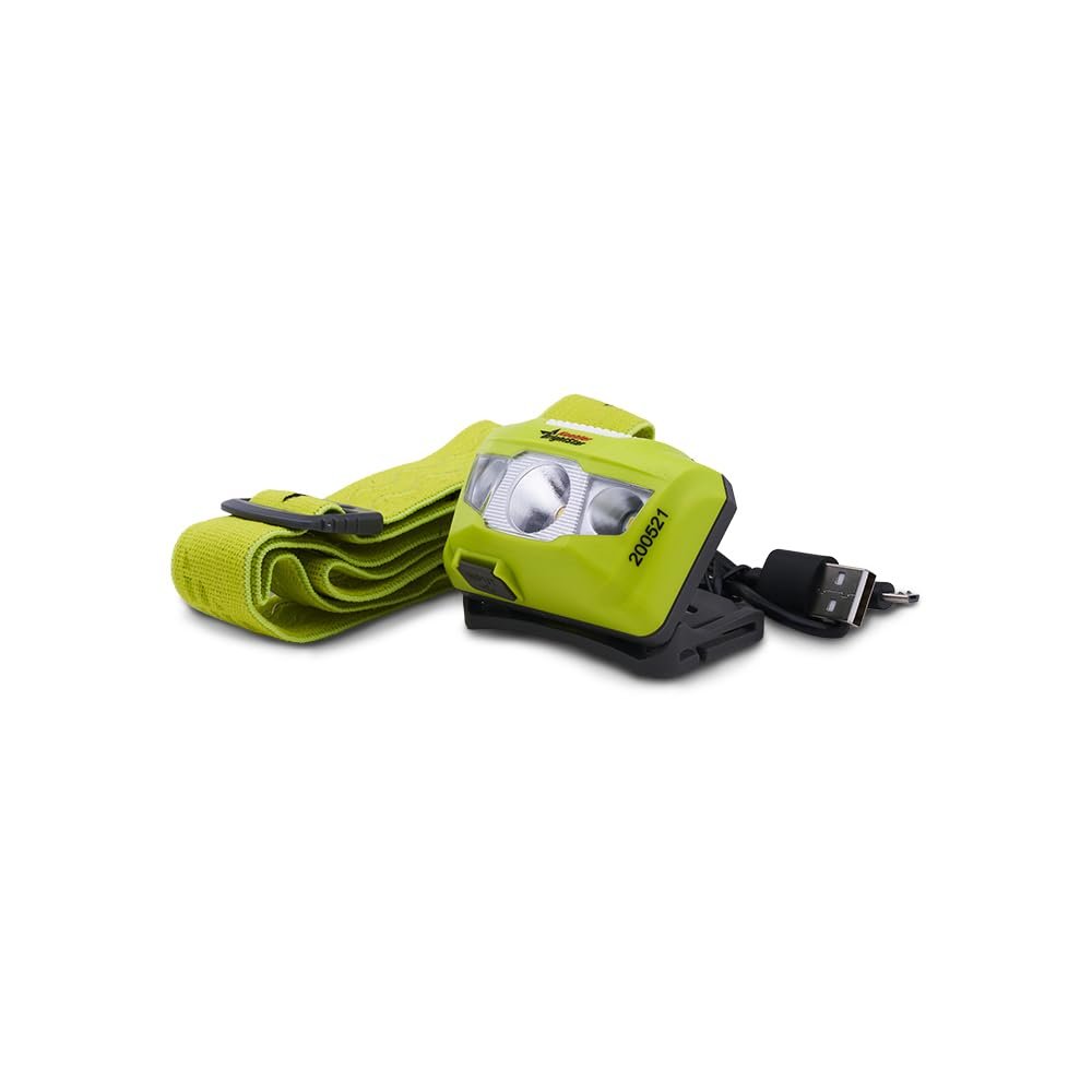 Bright Star Vision Rechargeable LED Headlamp  Intrinsically Safe, 185 Lumens, 100-Hour Runtime, IPX4 Water-Resistant, Multi-Mode Lighting, Fast USB Charging, Durable Safety Headlamp