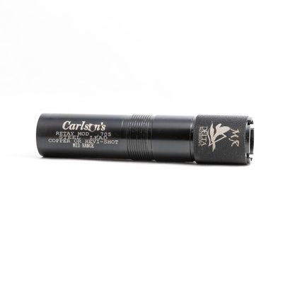 Carlsons Choke Tubes 12 Gauge for Retay [ Mid Range | 0.705 Diameter ] Blued Steel | Delta Waterfowl Extended Choke Tube | Made in USA