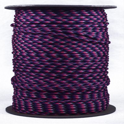 BORED? PARACORD! 350+ Colors Paracord - 1, 10, 25, 50, 100, 250, 1000 Foot Feet Options - Hanks Spools of Type III, 4mm Diameter, 7 Strand Parachute Cord - Barney and Company 1000 Feet