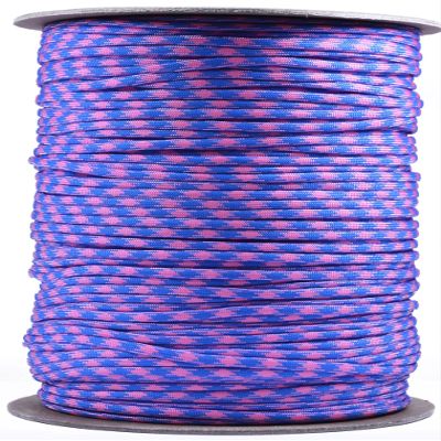BORED? PARACORD! 350+ Colors Paracord - 1, 10, 25, 50, 100, 250, 1000 Foot Feet Options - Hanks Spools of Type III, 4mm Diameter, 7 Strand Parachute Cord - Baby Shower 1000 Feet
