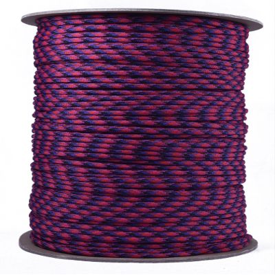 BORED? PARACORD! 350+ Colors Paracord - 1, 10, 25, 50, 100, 250, 1000 Foot Feet Options - Hanks Spools of Type III, 4mm Diameter, 7 Strand Parachute Cord - Candy Snake 1000 Feet