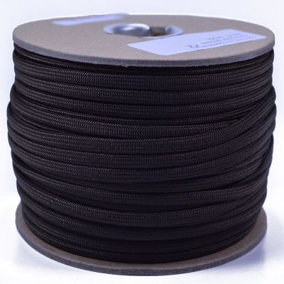 BORED? PARACORD! 350+ Colors Paracord - 1, 10, 25, 50, 100, 250, 1000 Foot Feet Options - Hanks Spools of Type III, 4mm Diameter, 7 Strand Parachute Cord - Acid Brown 250 Feet