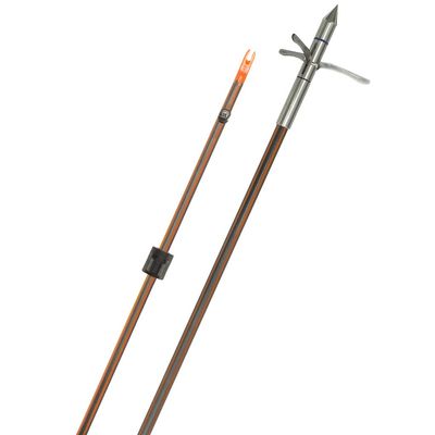 Fin-Finder Hydro Carbon IL Bowfishing Arrow with Kraken 3 Barb Point
