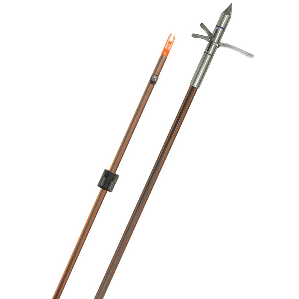 Fin-Finder Hydro Carbon IL Bowfishing Arrow with Kraken 3 Barb Point