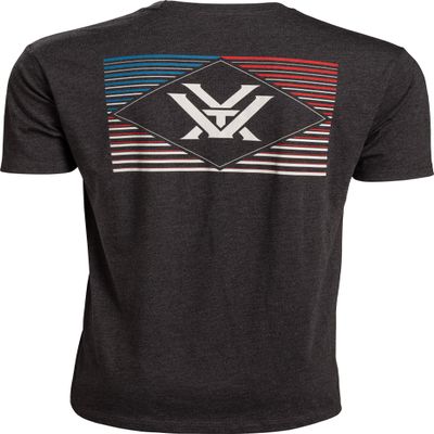 Vortex Optics Men's Rank and File Short Sleeve T-Shirts (US, Alpha, XX-Large, Regular, Regular, Charcoal Heather)