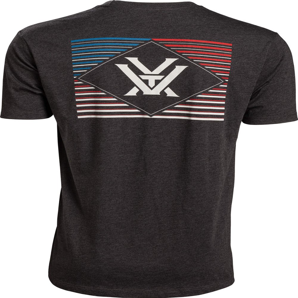 Vortex Optics Men's Rank and File Short Sleeve T-Shirts (US, Alpha, XX-Large, Regular, Regular, Charcoal Heather)
