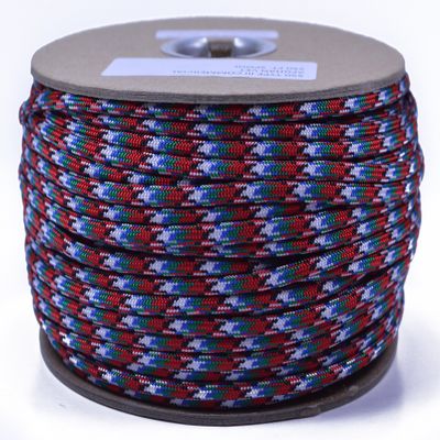 BORED? PARACORD! 350+ Colors Paracord - 1, 10, 25, 50, 100, 250, 1000 Foot Feet Options - Hanks Spools of Type III, 4mm Diameter, 7 Strand Parachute Cord - Afghanistan Veteran 250 Feet