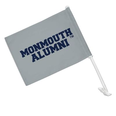 GRAPHICS & MORE Monmouth University Official Hawks Alumn Car Truck Flag with Window Clip On Pole Holder