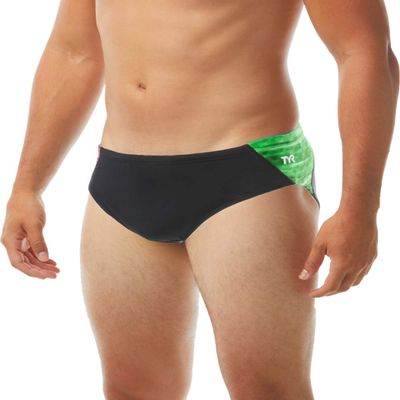 TYR Men's Castaway Racer Green 36