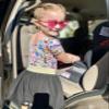 ShadyVEU Trendy Heart Shaped Love Colorful Baby Girl Toddler Ages 2-6 Yrs. Oversize Kids Sunglasses (Blue Etched Heart) view 4